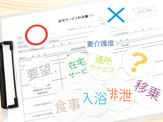ケアプランの内容