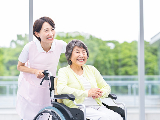 レンタルで車いすも使用可能