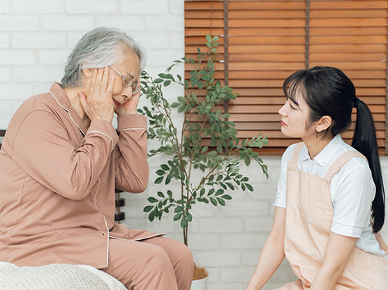 せん妄のリスクが高い高齢者