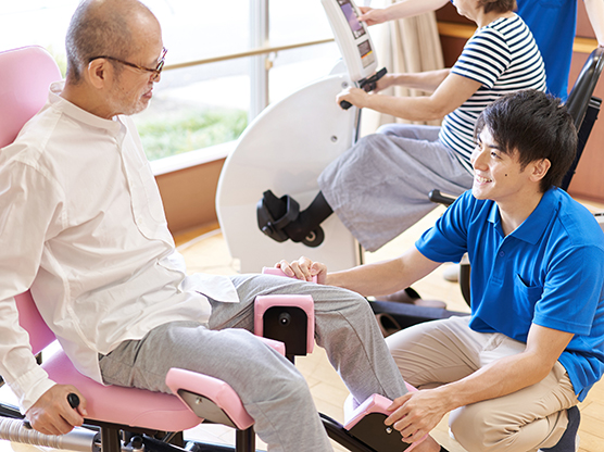 サービスを受ける入居者