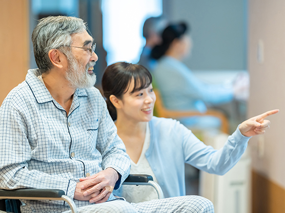 サービス付き高齢者向け住宅での生活