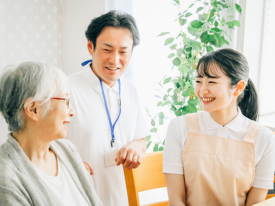 在宅介護サービスの様子
