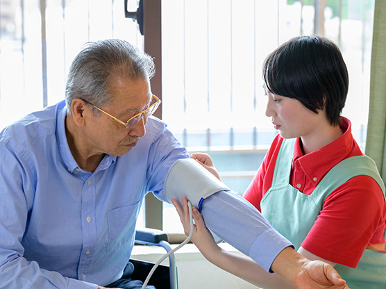 自宅で介護サービスを受ける